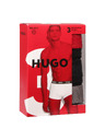 HUGO Комплект три - мъжки боксерки HUGO черни