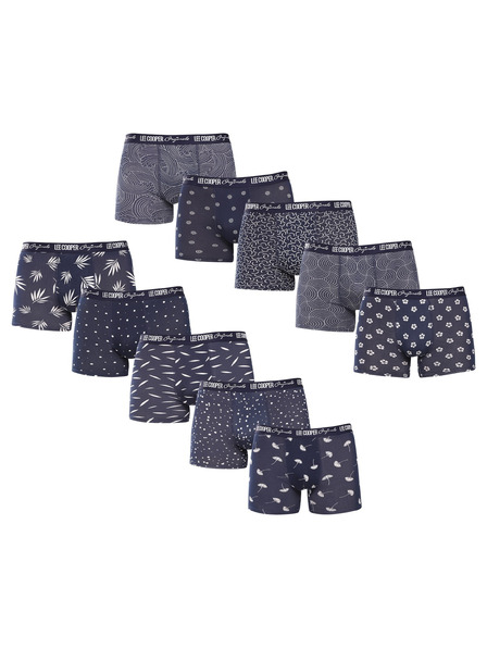 Lee Cooper Комплект десет - мъжки боксерки Lee Cooper многоцветни