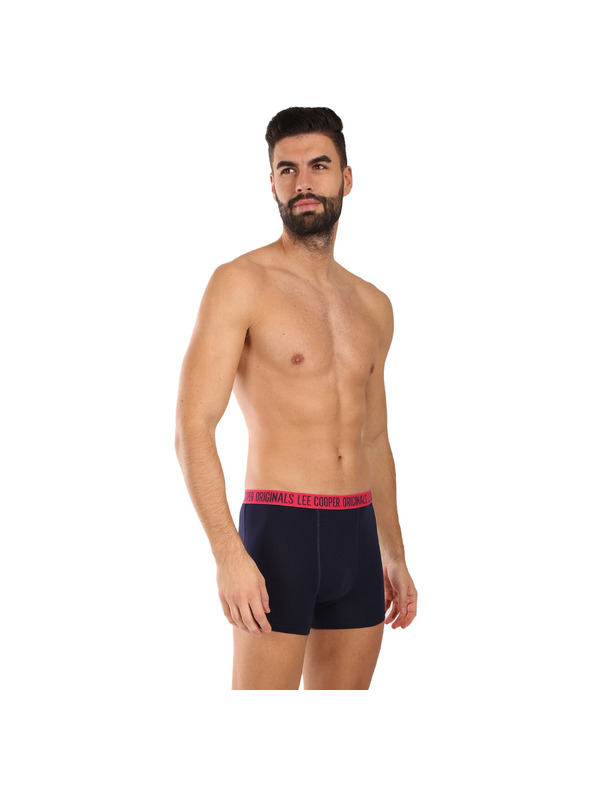 Lee Cooper Комплект седем - мъжки боксерки Lee Cooper тъмно сини