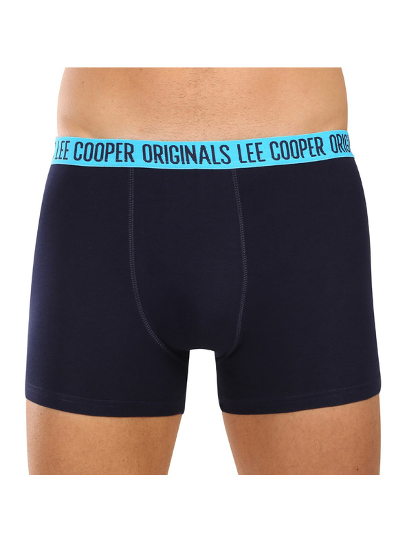 Lee Cooper Комплект седем - мъжки боксерки Lee Cooper тъмно сини