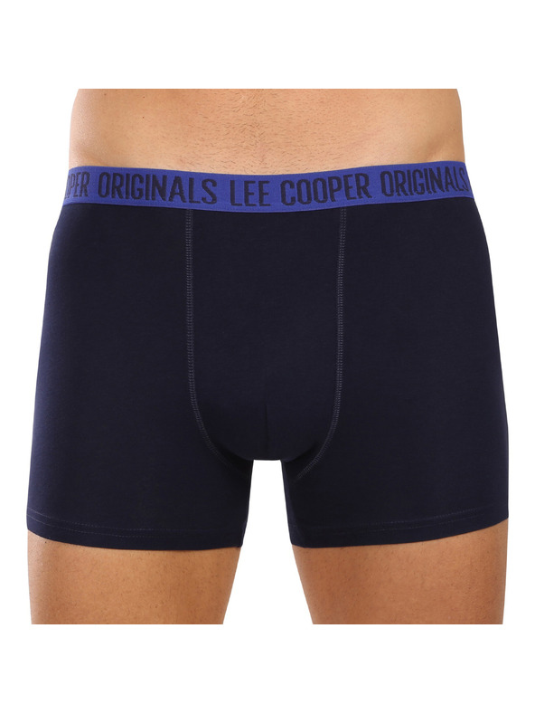 Lee Cooper Комплект седем - мъжки боксерки Lee Cooper тъмно сини