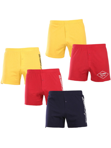 Lee Cooper Комплект пет - мъжки трънкове Lee Cooper многоцветни