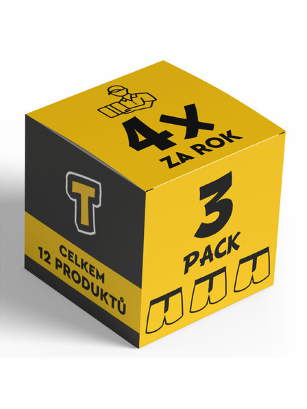 Nedeto 4x Пакет от три - мъжки боксерки Nedeto - тримесечен годишен абонамент
