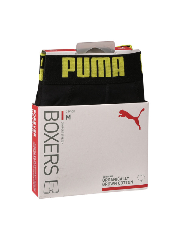 Puma Пакет от два - мъжки боксерки Puma черни