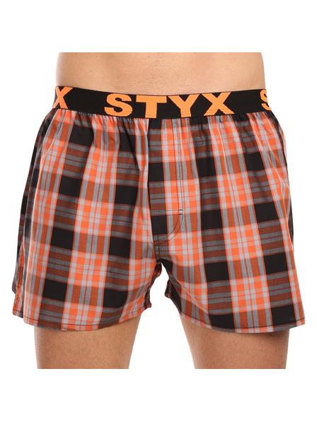 Styx Мъжки спортни гумени шорти Styx многоцветни