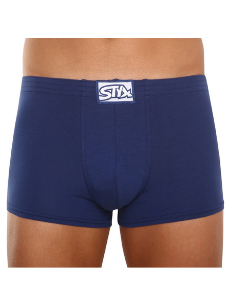 Styx Пакет от три - мъжки боксерки Styx класическа еластична лента тъмносини