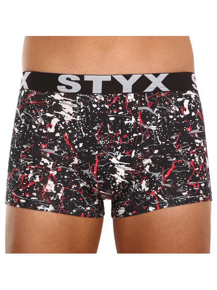 Styx Комплект от пет - мъжки боксерки Styx art спортна еластика многоцветни