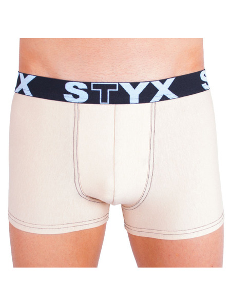 Styx Мъжки боксерки Styx спортен еластик бежови