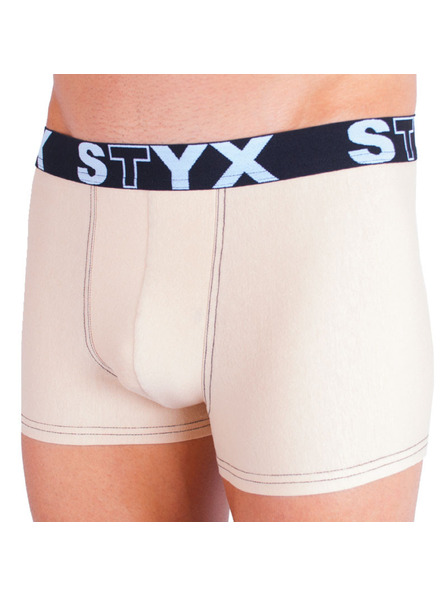Styx Мъжки боксерки Styx спортен еластик бежови