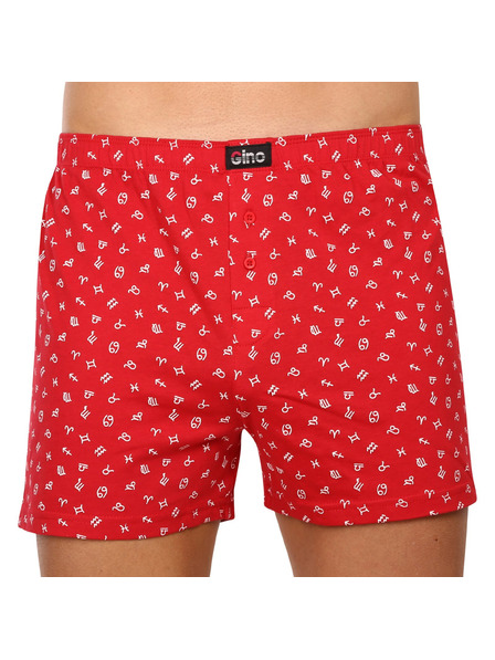 gino Мъжки боксерки Gino червени