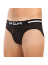 69slam Мъжки слипове 69SLAM Hanry plain bamboo hip черни