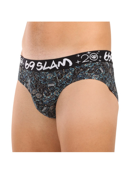 69slam Мъжки слипове 69SLAM Andreas hip bamboo SKULLER