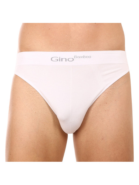 gino Мъжки боксерки Gino бамбук белі