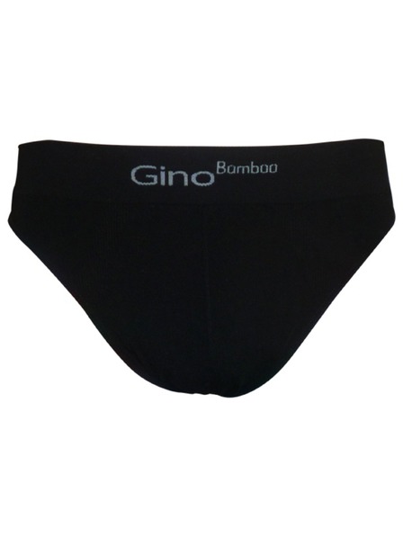 gino Мъжки безшевни боксерки Gino bamboo black