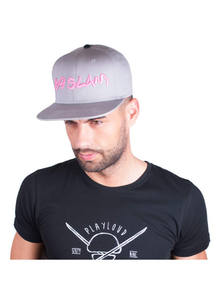69slam Бейзболна шапка 69SLAM лого - JP сива