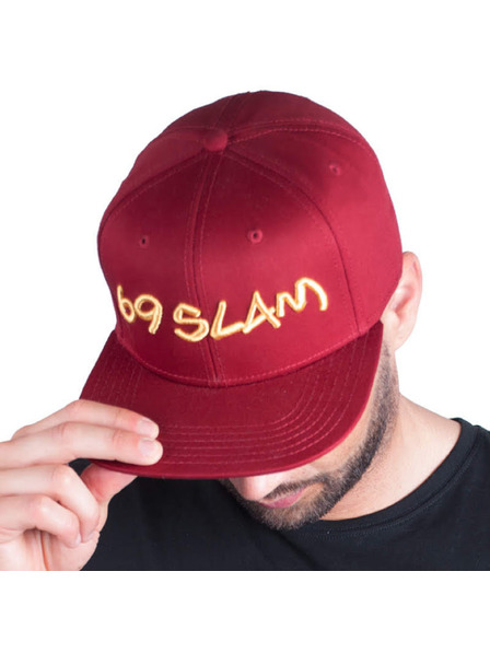 69slam Бейзболна шапка 69SLAM лого - JP бордо
