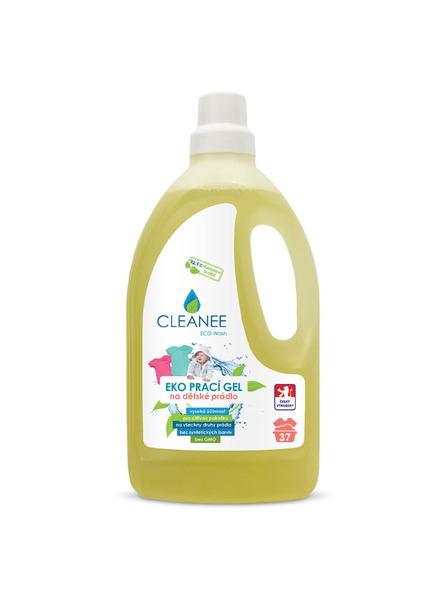 CLEANEE Перилен гел CLEANEE EKO за детски дрехи 1,5L