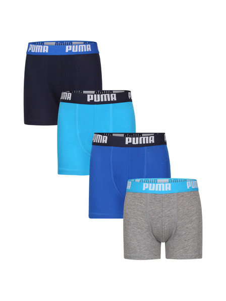 Puma Комплект от четири - детски боксерки Puma многоцветни