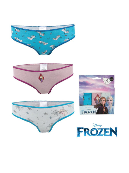 Trenýrkárna Комплект от три - детски танга Frozen многоцветни