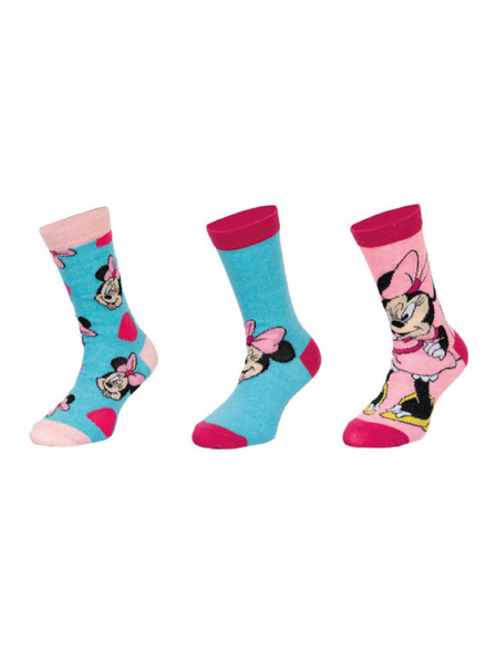 Trenýrkárna Комплект от три - детски чорапи Minnie многоцветни (39717/blue)