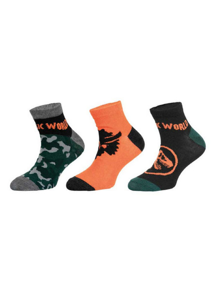 Trenýrkárna Комплект от три - детски чорапи Jurassic World многоцветни (39266/orange)