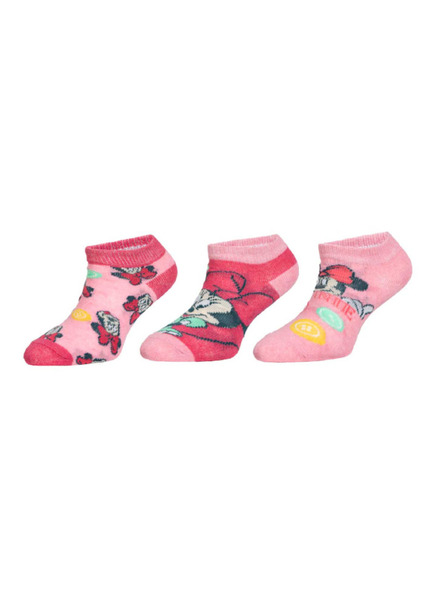 Trenýrkárna Комплект от три - детски чорапи Minnie многоцветни (38614/pink)