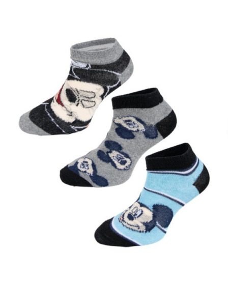 Trenýrkárna Комплект от три - детски чорапи Mickey многоцветни (38131/grey)
