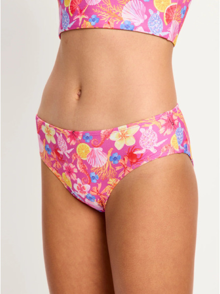 Modibodi Момичешки менструални бански костюм Modibodi Dream Teen Swimwear Bikini Brief Light Tropicana Crush долна част