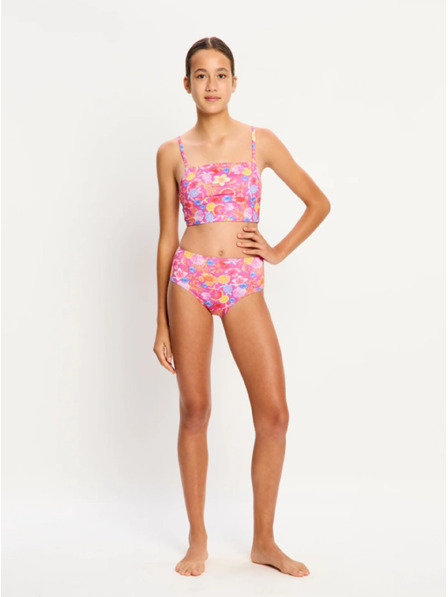 Modibodi Момичешки менструални бански костюм Modibodi Teen Swimwear Hi Waist Bikini Brief Super Tropicana Crush долна част