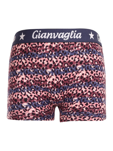 Gianvaglia Комплект от пет - момичешки гащички с крачол боксерки Gianvaglia многоцветни