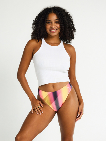 Modibodi Менструални бикини PUMA & Modibodi Seamfree Active Hi-Leg Cheeky Moderate-Heavy Sunset Glow Yellow