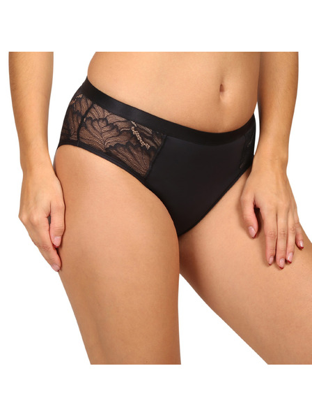 Love Luna Менструални бикини Love Luna черни LUXE Lace Midi BRIEF