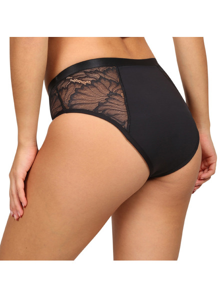 Love Luna Менструални бикини Love Luna черни LUXE Lace Midi BRIEF