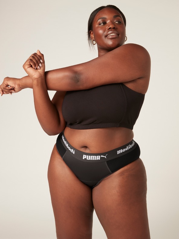 Modibodi Менструални бикини PUMA & Modibodi Active Brief Moderate-Heavy Dark
