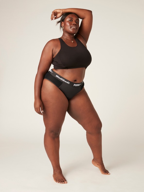 Modibodi Менструални бикини PUMA & Modibodi Active Brief Moderate-Heavy Dark