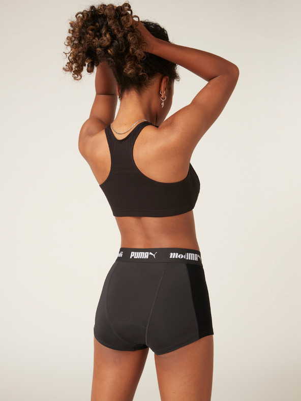 Modibodi Менструални бикини PUMA & Modibodi Active Boyshort Moderate-Heavy Dark