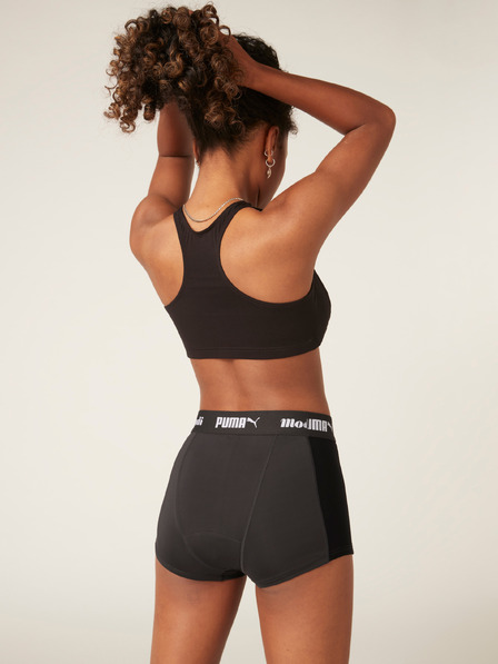 Modibodi Менструални бикини PUMA & Modibodi Active Boyshort Moderate-Heavy Dark