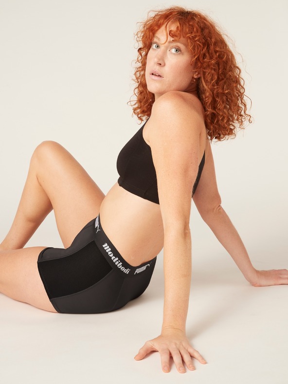 Modibodi Менструални бикини PUMA & Modibodi Active Boyshort Moderate-Heavy Dark