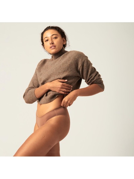 Modibodi Менструални бикини Modibodi Seamfree Bikini Moderate-Heavy Nutmeg
