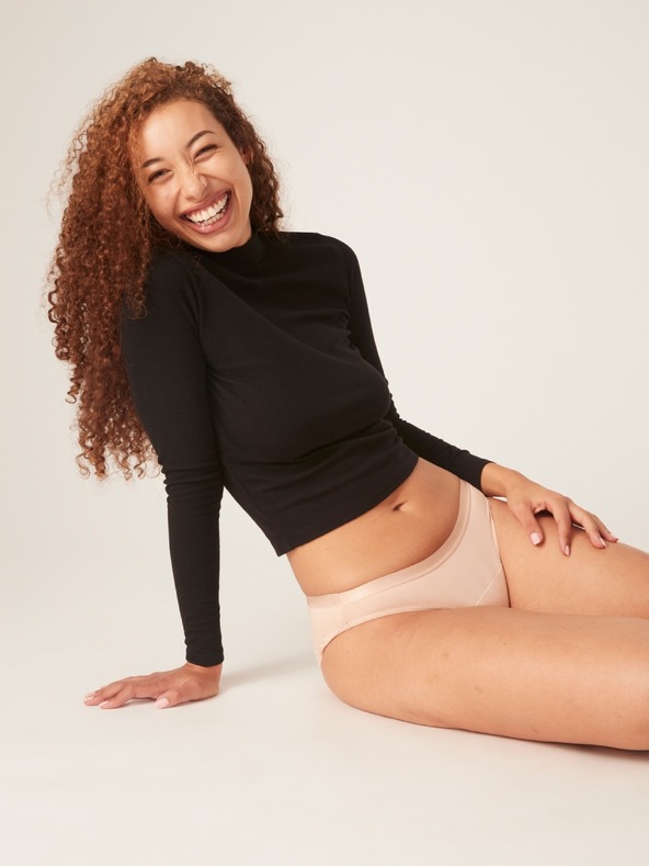 Modibodi Менструални бикини Modibodi Classic Bikini Light-Moderate Beige