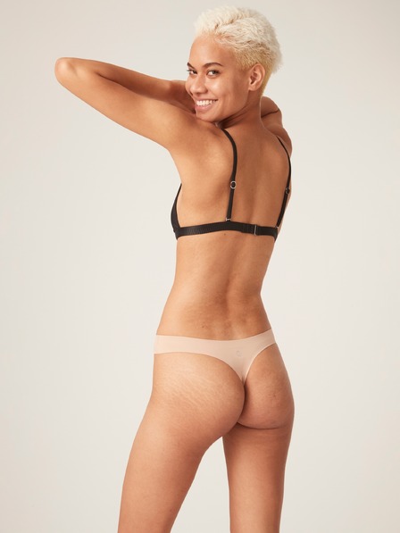Modibodi Менструални танга Modibodi Seamfree Thong Light Cashew