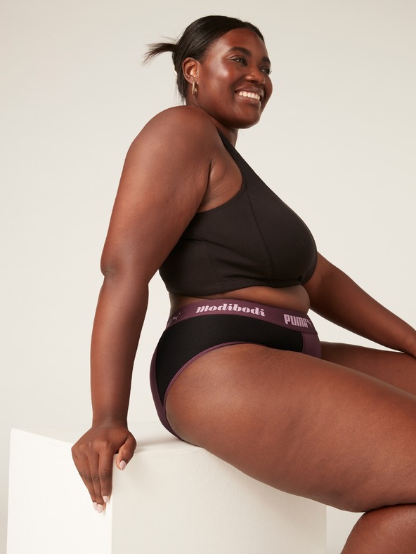 Modibodi Менструални бикини PUMA & Modibodi Active Brief Moderate-Heavy Grape