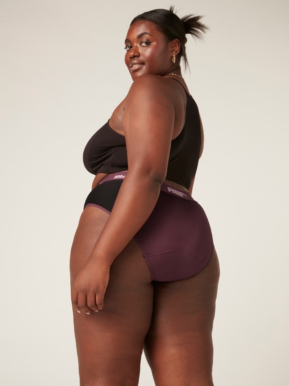 Modibodi Менструални бикини PUMA & Modibodi Active Brief Moderate-Heavy Grape
