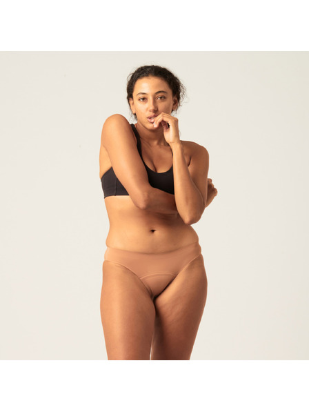 Modibodi Менструални бикини Modibodi Seamfree Bikini Moderate-Heavy Cinnamon