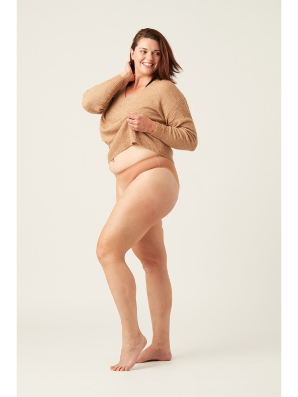 Modibodi Менструални бикини Modibodi Seamfree Bikini Moderate-Heavy Cinnamon