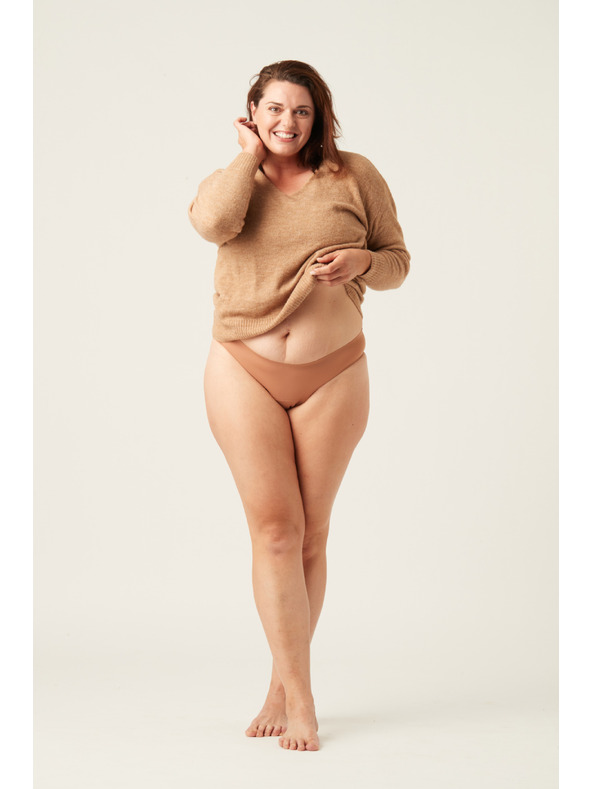 Modibodi Менструални бикини Modibodi Seamfree Bikini Moderate-Heavy Cinnamon