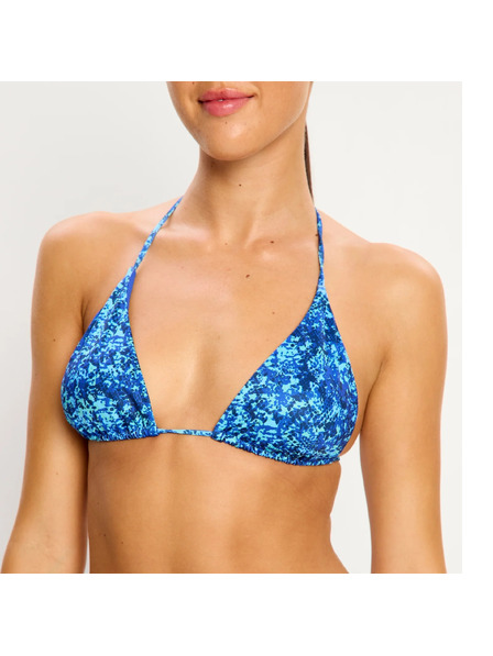 Modibodi Бански Modibodi Tidal Triangle Bikini Top Python Blue горен дял