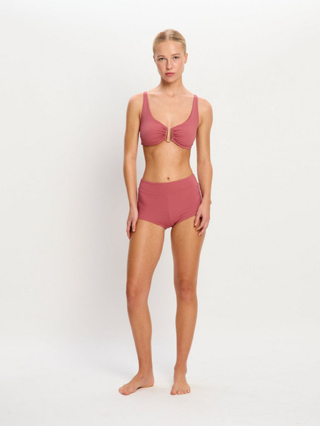 Modibodi Бански Modibodi Molokai Plunge Tie Back Top Mauve горен дял