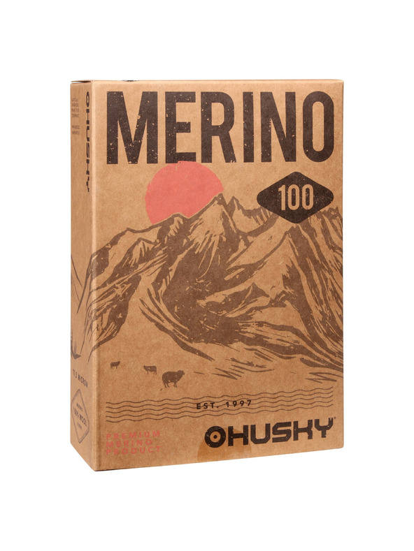 HUSKY Дамска термична тениска HUSKY MEROW merino черна