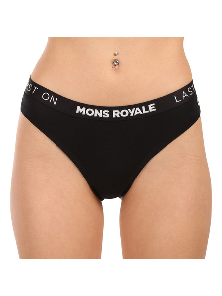 Mons Royale Дамски бикини Mons Royale merino черни